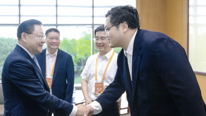 大禹动态| 广东省委副书记、省长王伟中等领导会见大禹节水集团董事长王浩宇等上市公司代表
